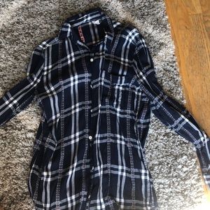 cute blue over shirt